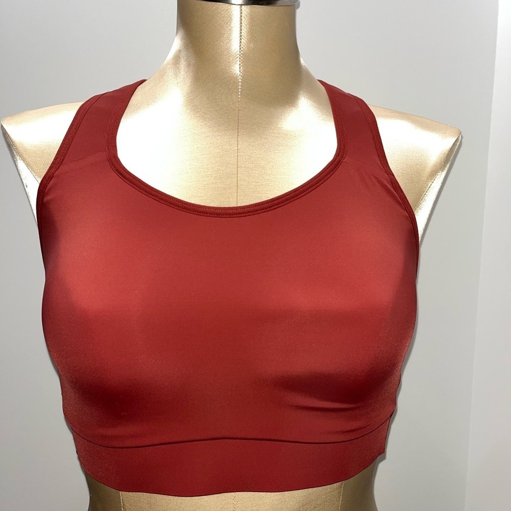 Athleta Sports Bra | Brick Red | size 36 D-DD (C2)